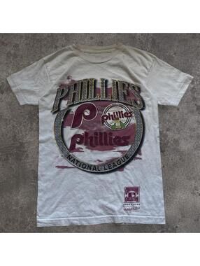 Fire Vintage Mitchell & Ness Philadelphia Phillies baseball tee